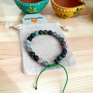 Adjustable gemstone bracelet Mix Stone